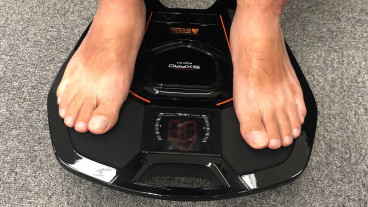 足を置いた画像