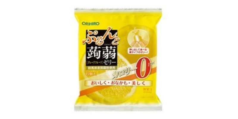 オリヒロ ぷるんと蒟蒻ゼリー カロリーゼロ グレープフルーツ