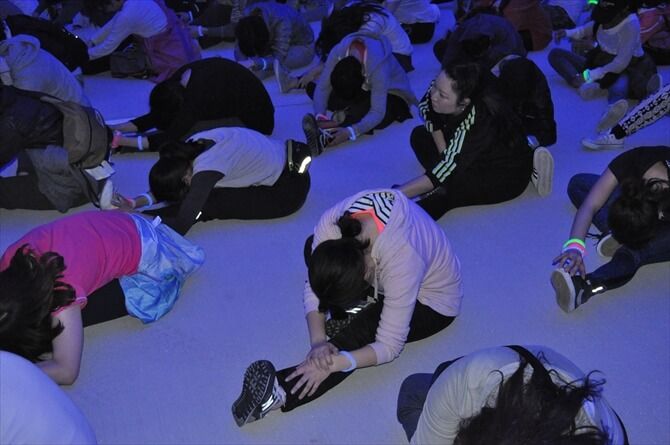 思いきり動いた後の「静」のパート。アクティブだった分だけ集中力も向上。