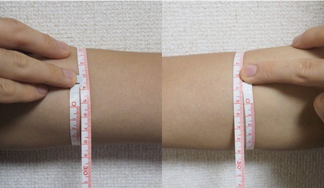 左25.7センチ！右25センチ！！！

