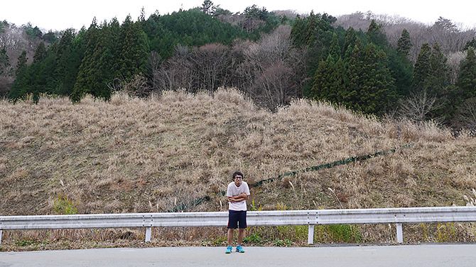 とりあえず、634メートルで走ってみることにしたけど、とにかく寒い！