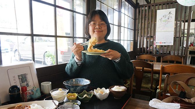 下山したあと阿蘇の美味しい料理をたらふく食べてプラスマイナスゼロ！