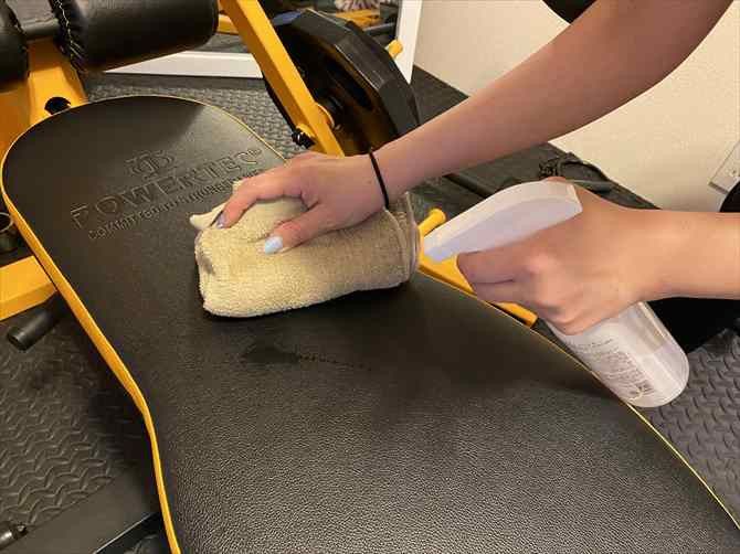 OUT LINE(アウトライン)　横浜4号店【女性専用】::利用後のマシンは都度、アルコール除菌を行っています。