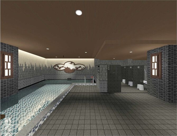 東急スポーツオアシス上大岡::ゆったり浸かれる広々とした浴槽。