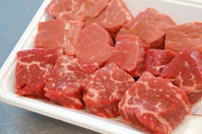 牛肉の赤身がおすすめです!