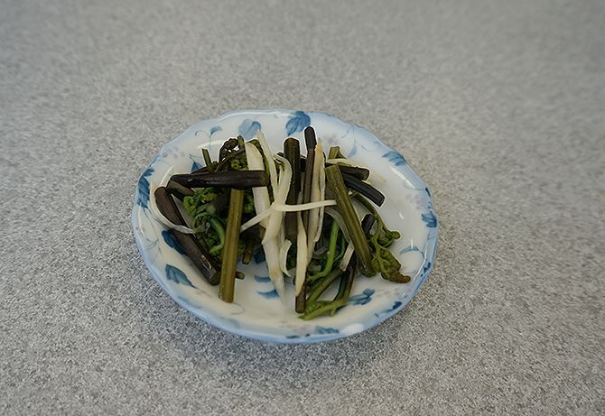 さっぱりした夏にふさわしい一品に