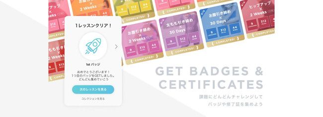 GET BADGES & CERTIFICATES