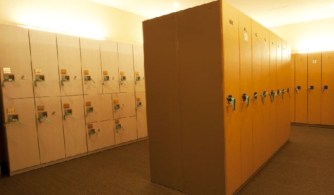 清潔なロッカー
