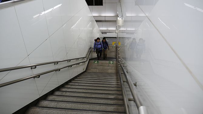 どんどん登ります