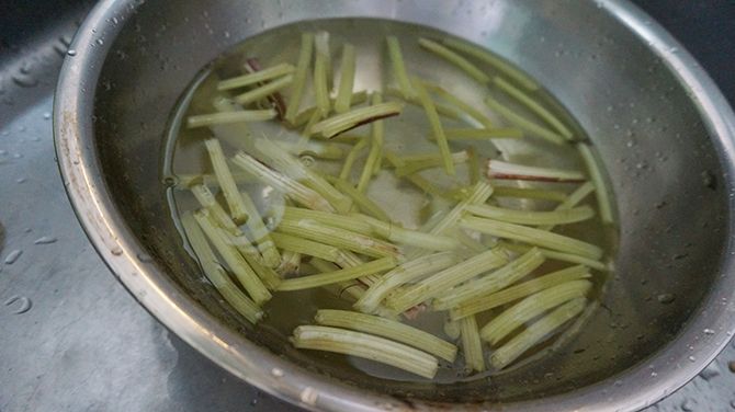 下ごしらえを丁寧にします