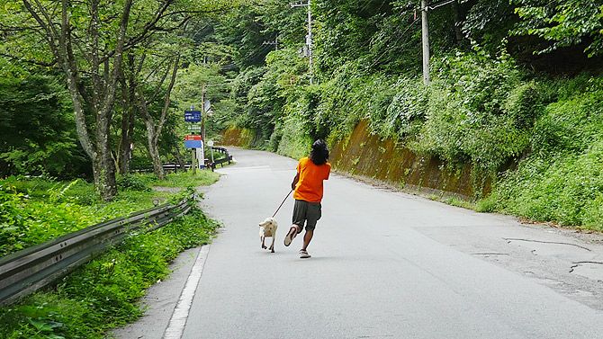 ウォーキングでも負ける