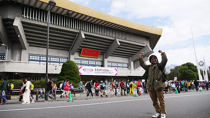 到着！（ライブはももクロでした）