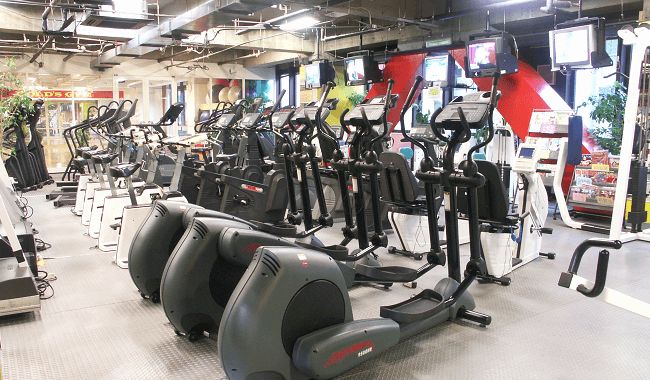 使いやすいカーディオトレーニングエリア