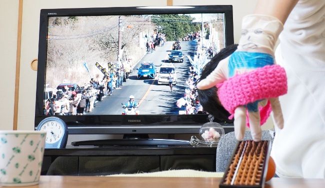 選手たちもきっと、この応援を感じて自然とペースがあがるのでしょう。

