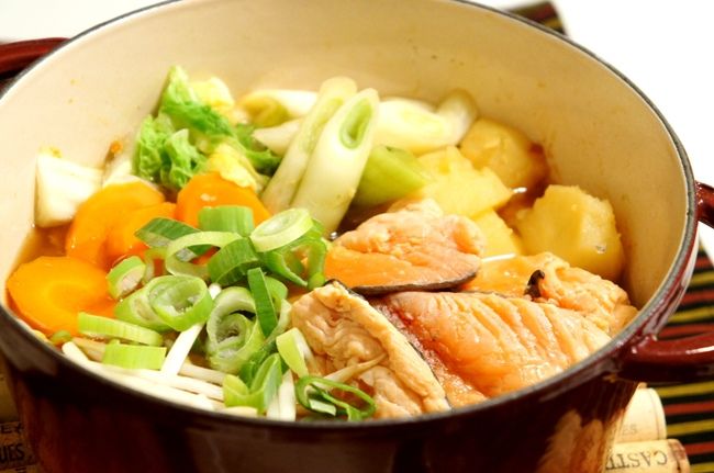 井出家の石狩鍋