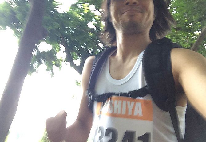 トレイルランの大会に出ています！