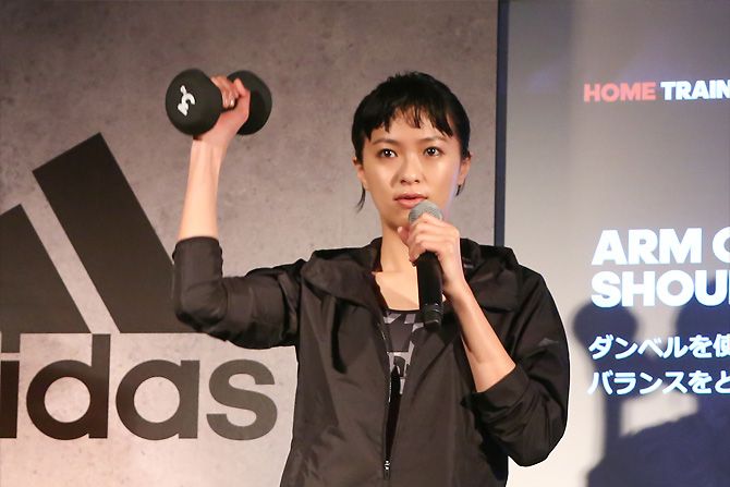 トレーニングアンバサダーに就任された、榮倉奈々さん