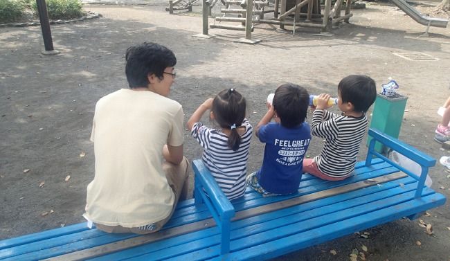 この３人のうち２人は初対面ですが、懐いてくれた感じがしますね。

