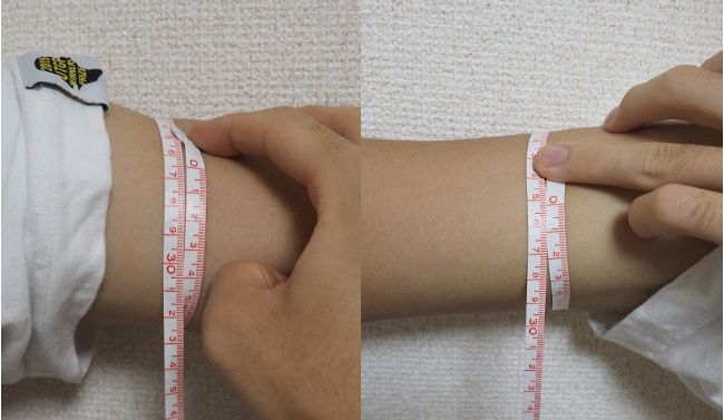 検証前の腕の太さ。左26.5センチの右25.2センチです。

