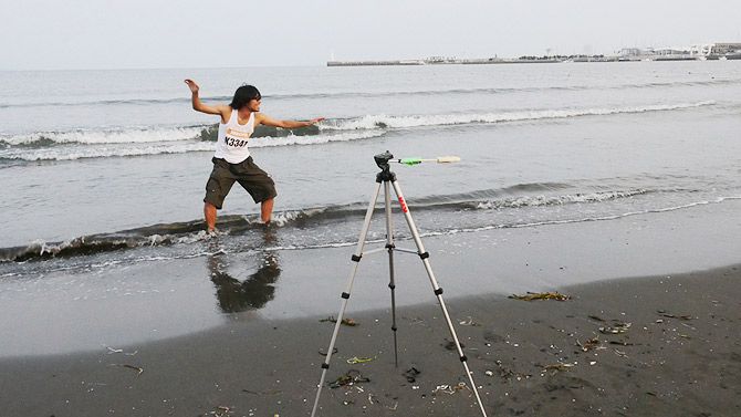 撮影風景はマヌケだけど！