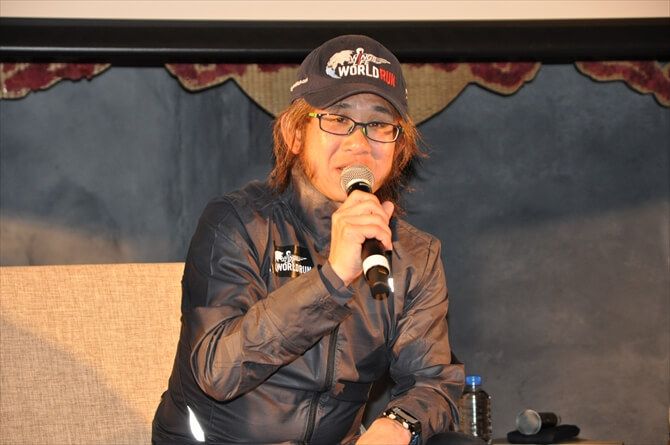 砂田貴裕さん（100km マラソン世界記録保持者［前回に続いて2回目］）