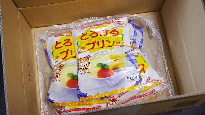 とろけるプリンが美味しい！（美味しくてさらにネットで買い足した！）