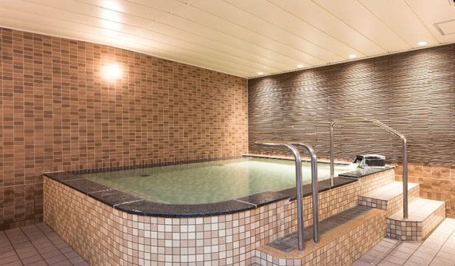 広いお風呂で温まりましょう。運動する日も、しない日も♪