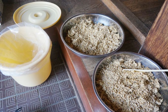 村のお母さんに教わった味噌です