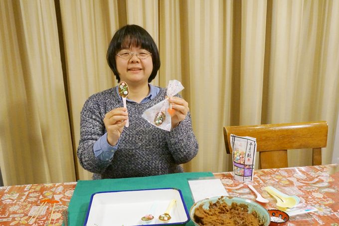 可愛くラッピングできた。味噌を