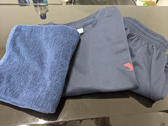 パーソナルジムRat新宿南口店::トレーニングウェア（上下）やフェイスタオルは無料でレンタル。