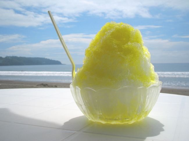 かき氷は控えましょう！
