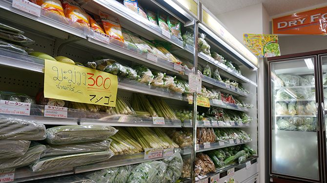 タイの食材がたくさん！