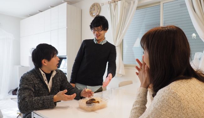 「すみません、これ、ぼくがつくりました。」
旦那さん「うちの奥さん、こんな意味わかんないことしないから（笑）」