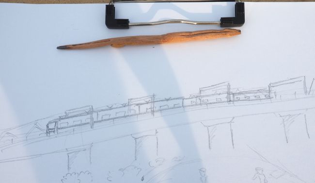 電車が濃いめなのはスポーツ鉛筆の「電車ならいける」という気持ちが伝わってきたからです。

