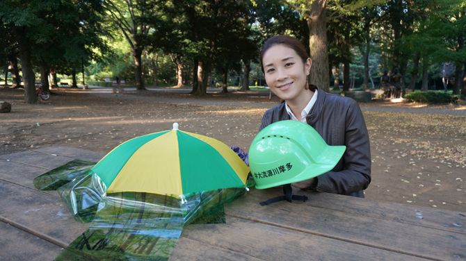 森林セラピストの小野なぎささんに見せにいきました