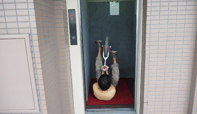 エレベータ、問題なくできます！