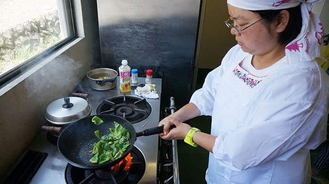 炒め物は上手にできたけど……