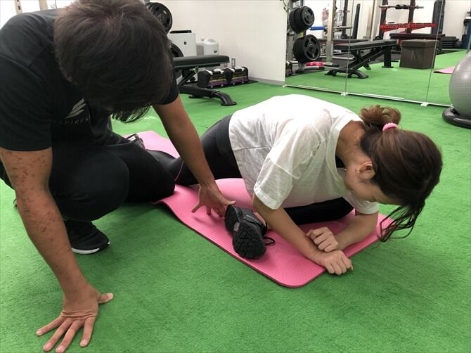 【非公開】ASPI（アスピ）横浜東口::この後のトレーニングで正確に動けるよう、ゆがみやねじれを調整。