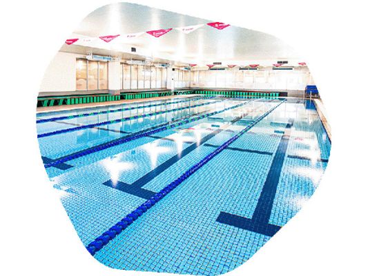 POOL 広々25m×5コース!