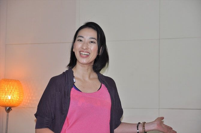 「EARTH YOGA」の開発者、加藤安子さん。「EARTH YOGA」にはうつ伏せの姿勢がないことから、介護や産前産後などのケアに取り入れるなど、応用の幅が広い点も魅力とのこと。