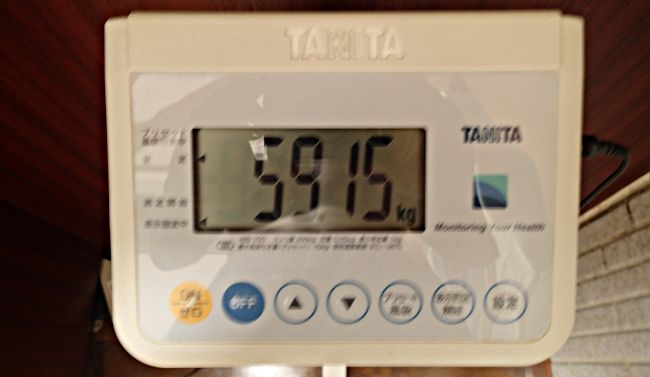 体重は想像以上に落ちました!ダイエット成功です!