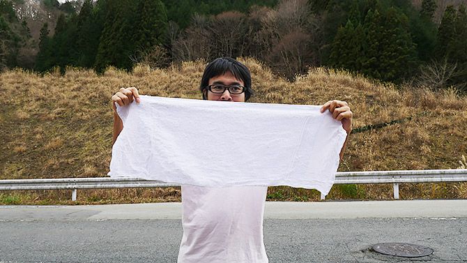 タオルを準備しました！